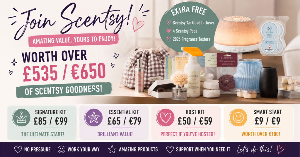 Join Scentsy August 2026 – Upgraded Starter Kits Are the Best We Have Ever Seen 2026 Join Scentsy August 2026