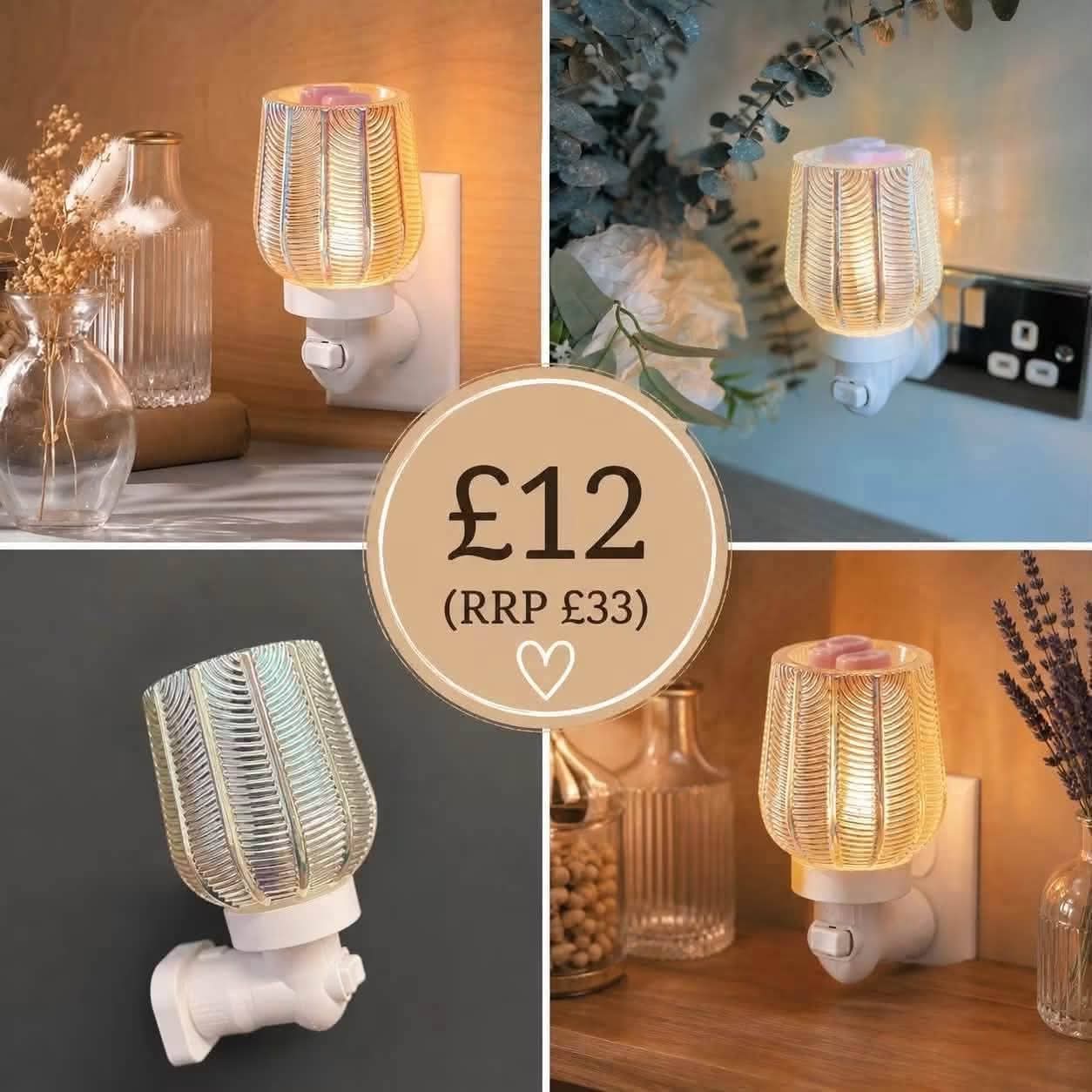 8 Cheapest Scentsy Warmers on Sale UK: Real Bargains From £8.40 2026 Pearled Gatsby Scentsy plug-in mini wax warmer sale UK 2026 iridescent glass reduced to 12