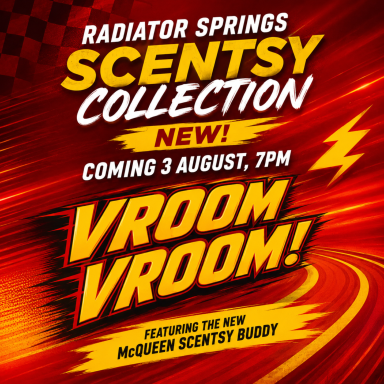 Disney and Pixar's Cars Scentsy Collection 2026 – Radiator Springs Launches 3 August 2026 Radiator Springs Scentsy collection