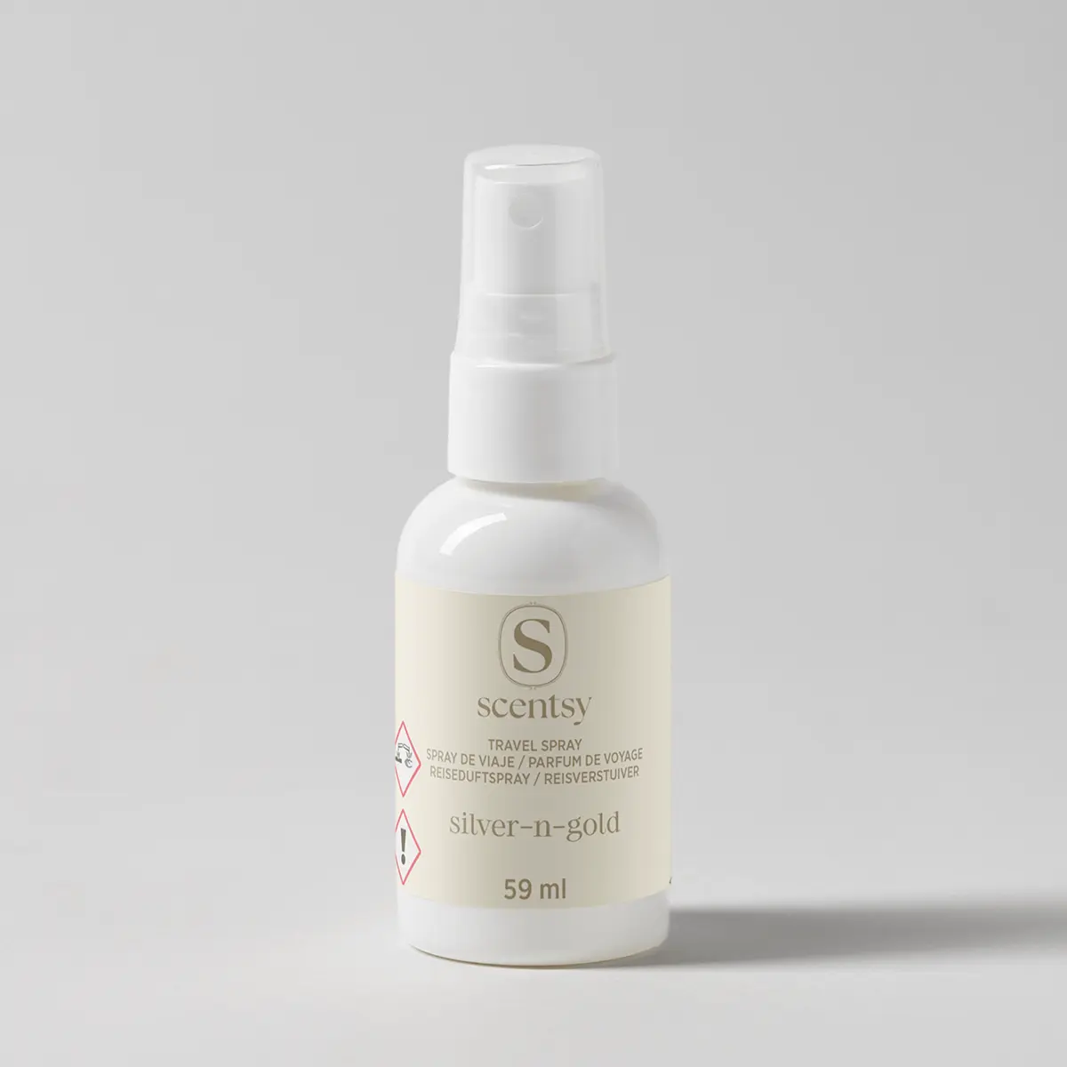 Silver-N-Gold Scentsy Travel Spray 2026 Silver-N-Gold Scentsy Travel Spray