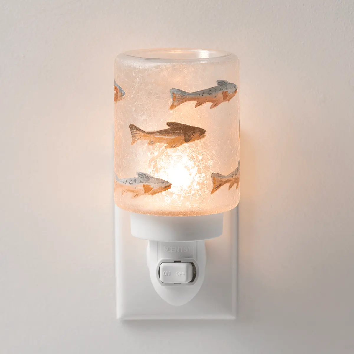 Silverfin Scentsy Mini Warmer with Wall Plug 2026 Silverfin Scentsy Mini Warmer with Wall Plug