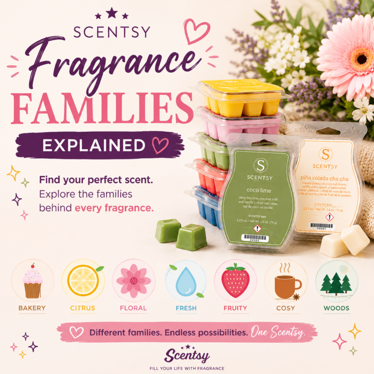 Fragrance Families Explained: How to Choose the Right Wax Melt Scent 2026 scentsy fragrance collections explained