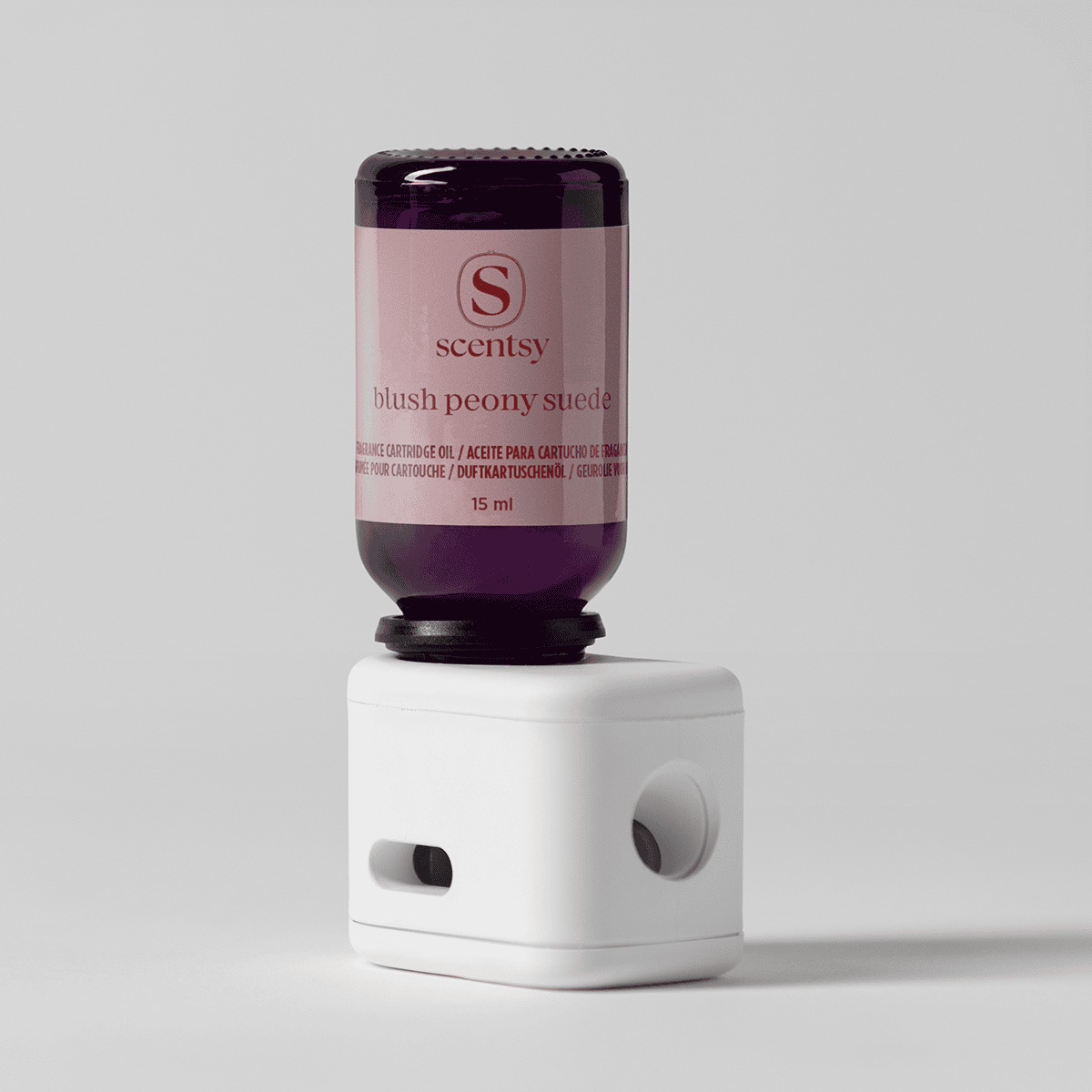 Blush Peony Suede 15 mL Scentsy Fragrance Cartridge 2026 Blush Peony Suede 15 mL Scentsy Fragrance Cartridge