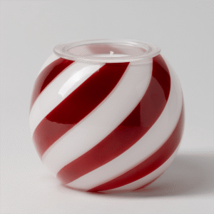 Candy Cane Swirl Scentsy Candle Holder