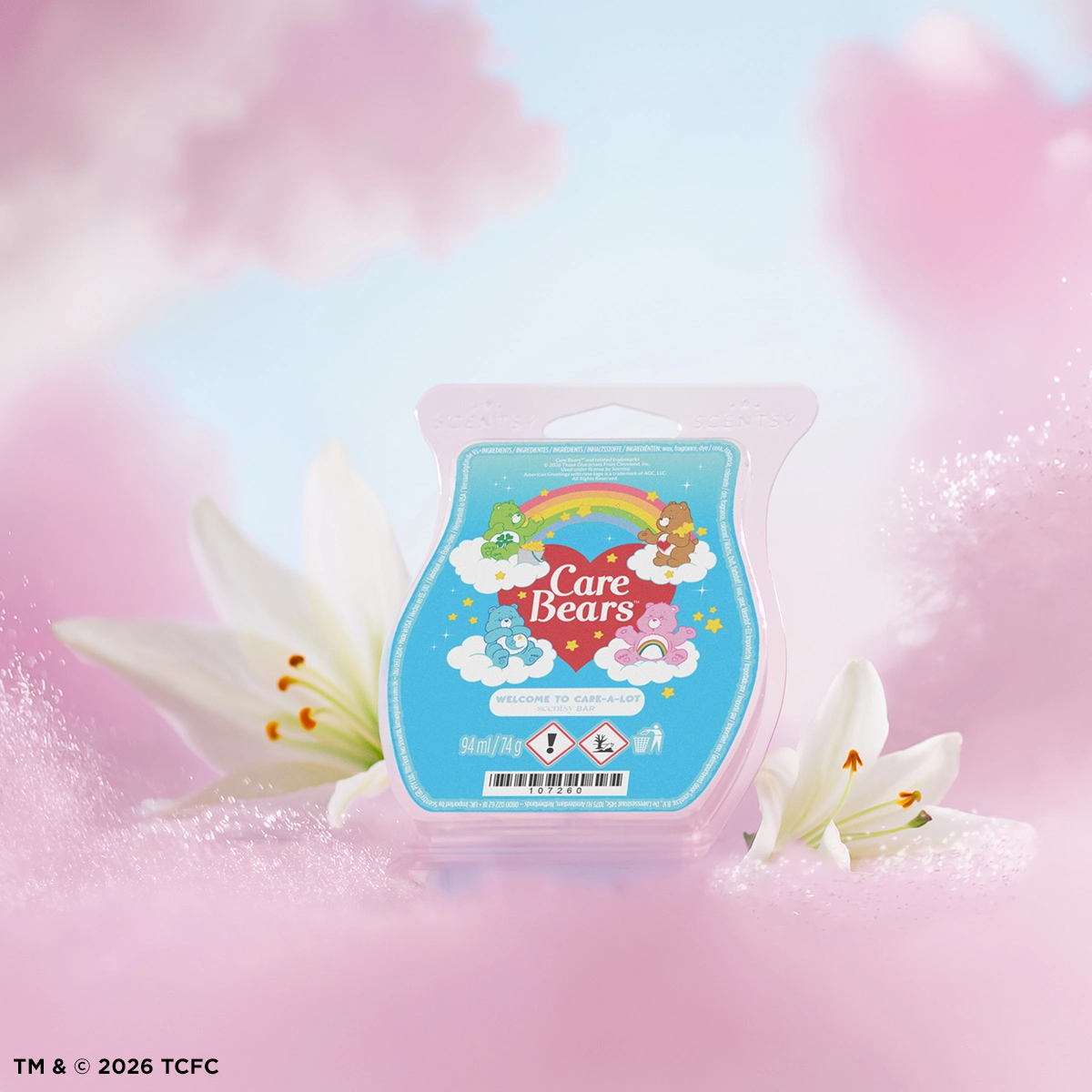 Care Bears Welcome to Care-A-Lot Scentsy Wax Melts 2026 Care Bears Welcome to Care-A-Lot Scentsy Wax Melts