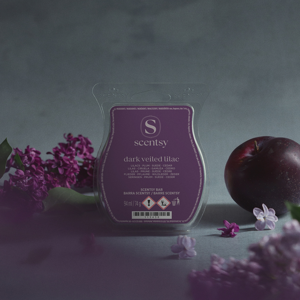 Dark Veiled Lilac Scentsy Wax Melts 2026 Dark Veiled Lilac Scentsy Wax Melts