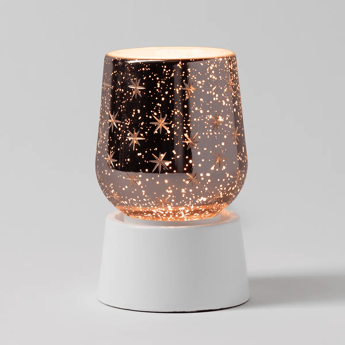 Frosted Flurry Scentsy Mini Warmer with Tabletop Base 2026 Frosted Flurry Scentsy Mini Warmer with Tabletop Base