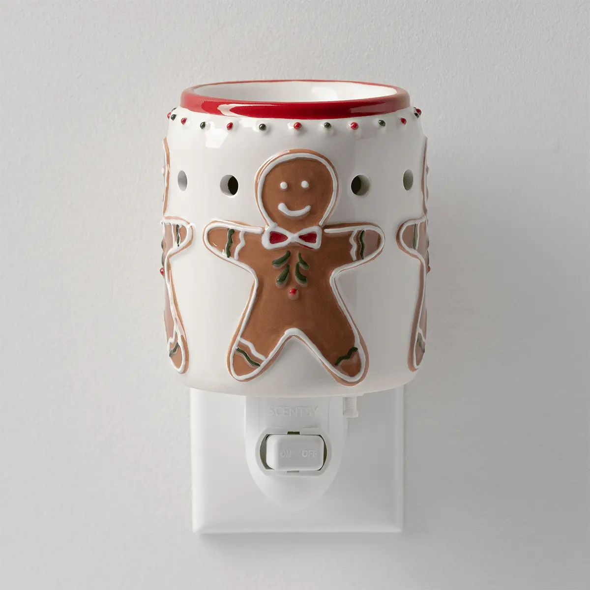 Gingerbread Snap Scentsy Mini Warmer with Wall Plug 2026 Gingerbread Snap Scentsy Mini Warmer with Wall Plug