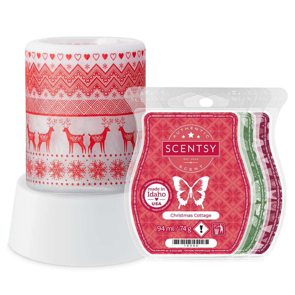 Nordic Winter Scentsy Mini Warmer with Tabletop Base and 3 Scentsy Wax Melts Bundle 2026 Nordic Winter Scentsy Mini Warmer with Tabletop Base and 3 Scentsy Wax Melts Bundle