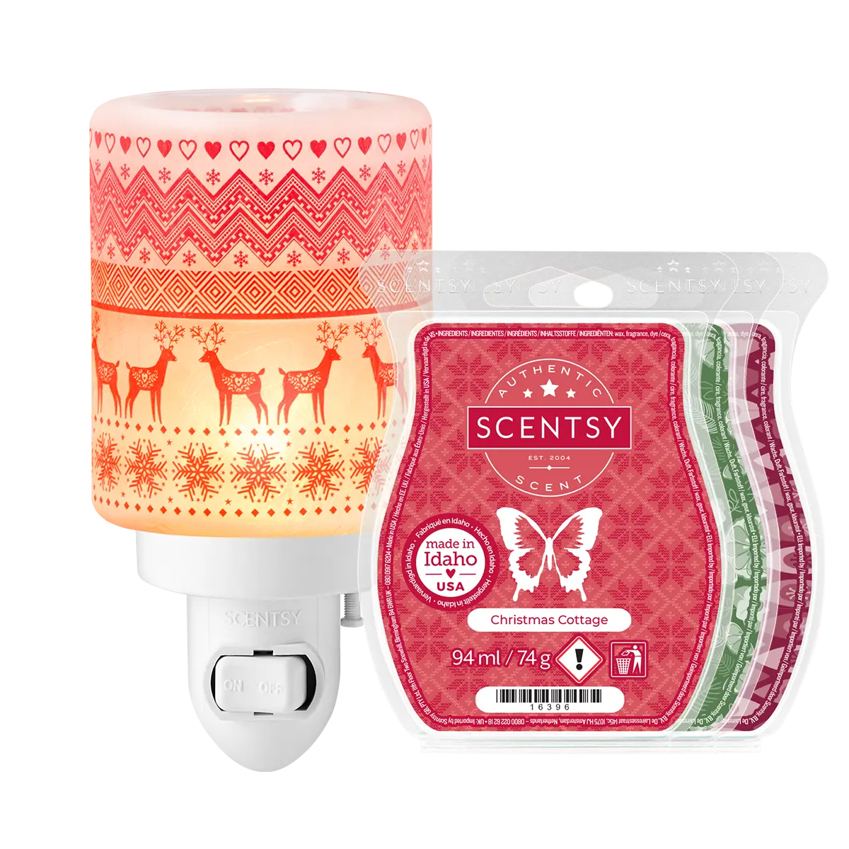 Nordic Winter Scentsy Mini Warmer with Wall Plug and 3 Scentsy Wax Melts Bundle 2026 Nordic Winter Scentsy Mini Warmer with Wall Plug and 3 Scentsy Wax Melts Bundle