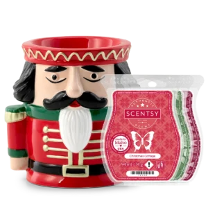 Nutcracker King Scentsy Warmer and 3 Scentsy Wax Melts Bundle
