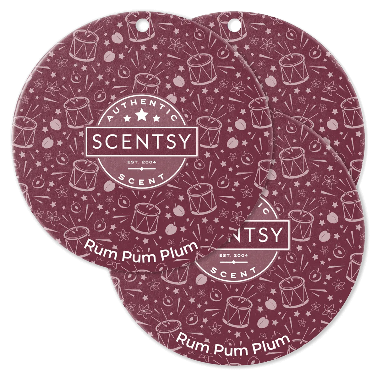 Rum Pum Plum Scentsy Scent Circle 3-Pack 2026 Rum Pum Plum Scentsy Scent Circle 3-Pack