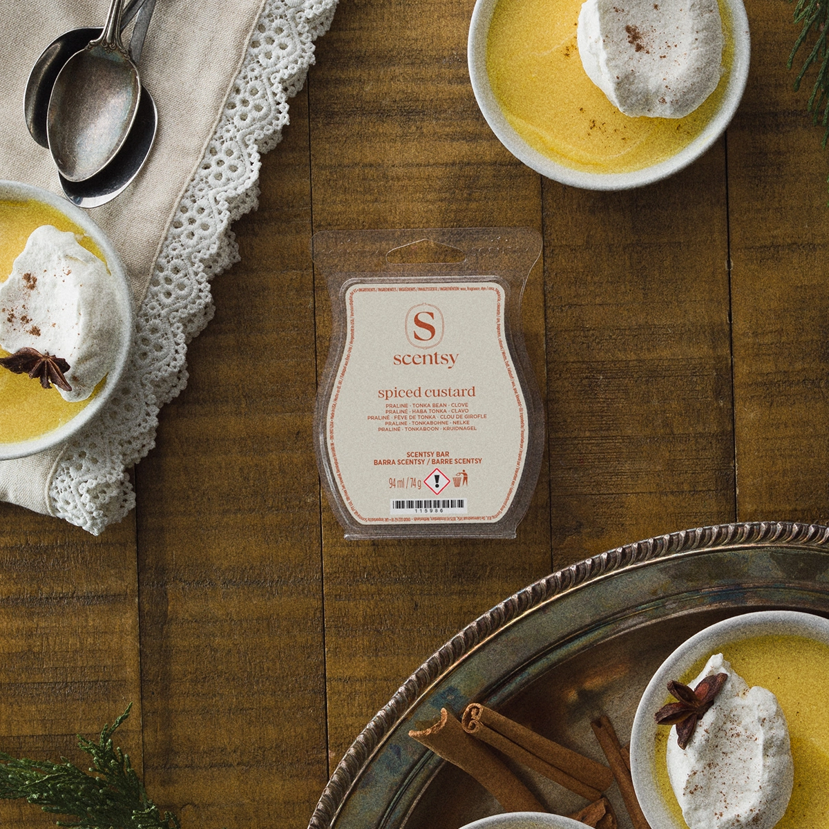 Spiced Custard Scentsy Wax Melts 2026 Spiced Custard Scentsy Wax Melts