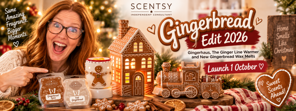 The Ginger Line Warmer and New Gingerbread Wax Melts Launch 1 October
