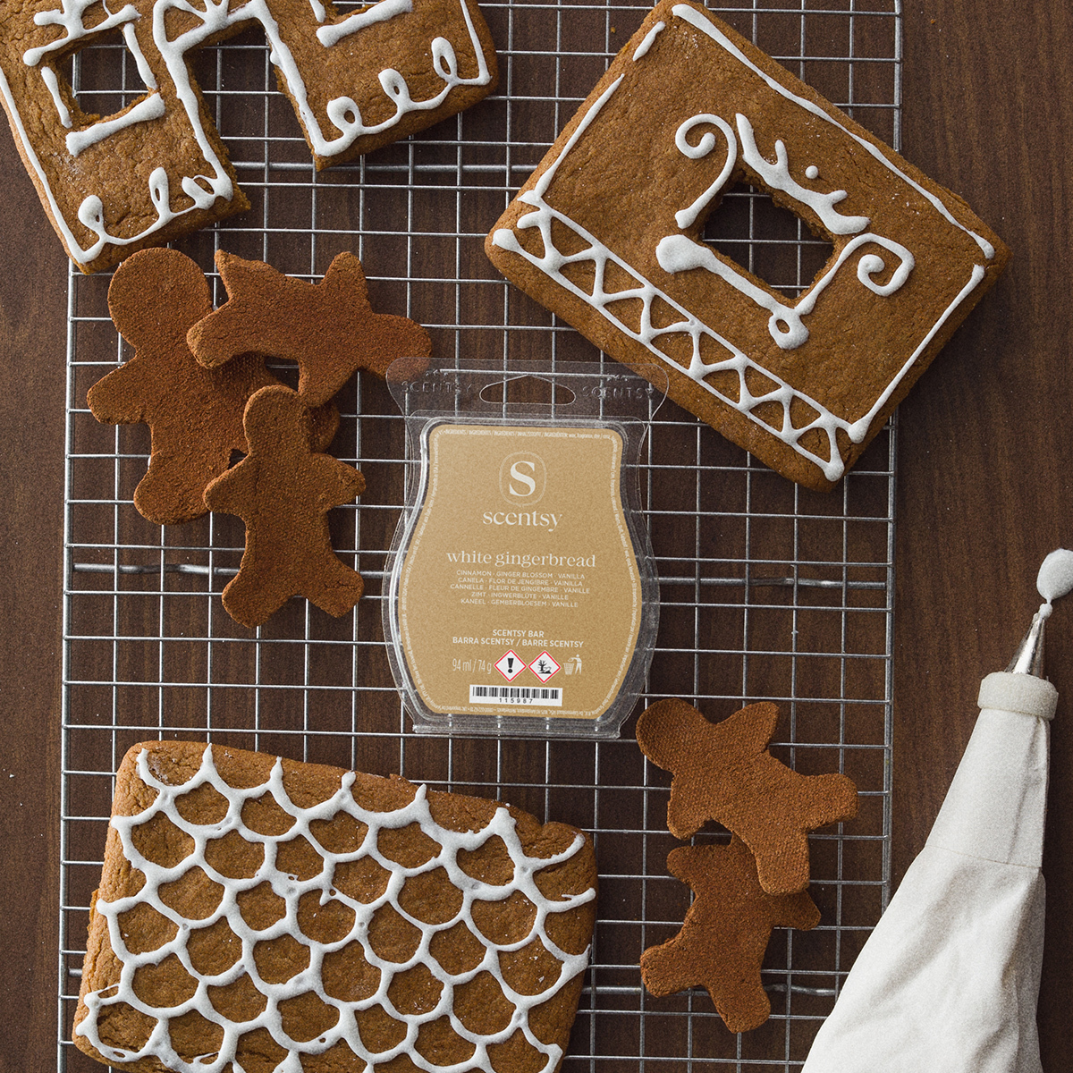 White Gingerbread Scentsy Wax Melts 2026 White Gingerbread Scentsy Wax Melts
