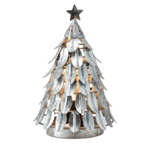 All Aglow Small Gray Scentsy Warmer