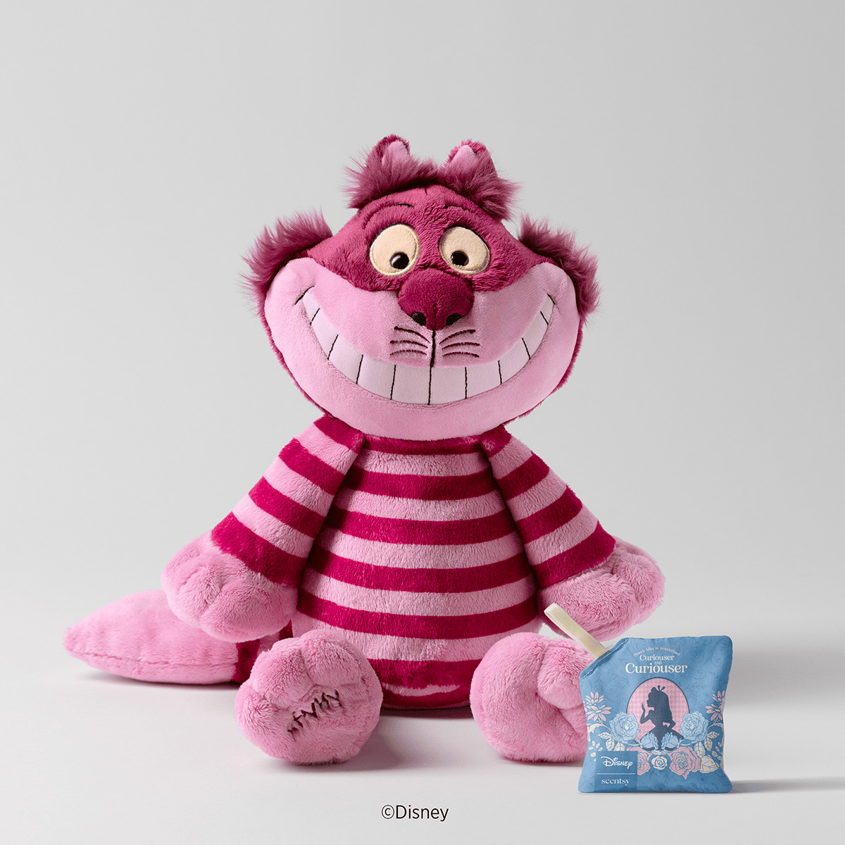 Cheshire Cat Scentsy Buddy UK Europe 2026 - Disney Alice in Wonderland plush with Curiouser and Curiouser Scent Pak £60 / €72