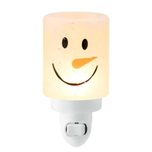 Frosty Glow Scentsy Mini Warmer with Wall Plug