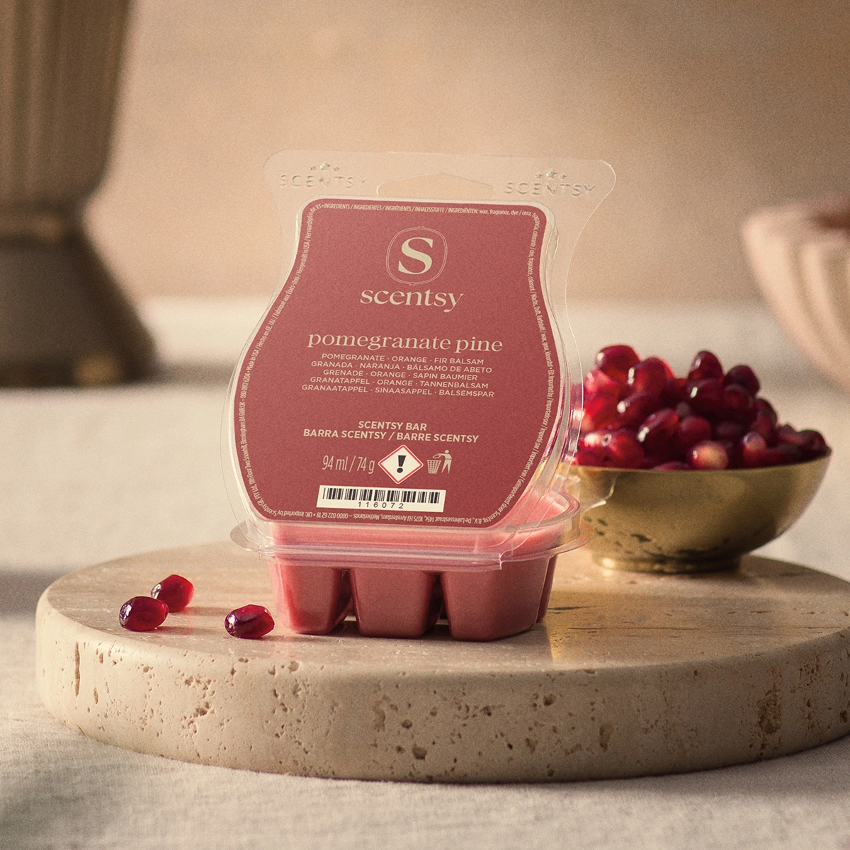 Pomegranate Pine Scentsy Wax Melts 2026 Pomegranate Pine Scentsy Wax Melts