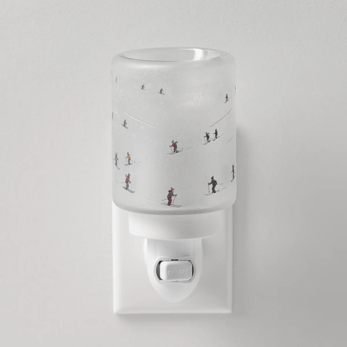 Powder Day Scentsy Mini Warmer with Wall Plug 2026 Powder Day Scentsy Mini Warmer with Wall Plug