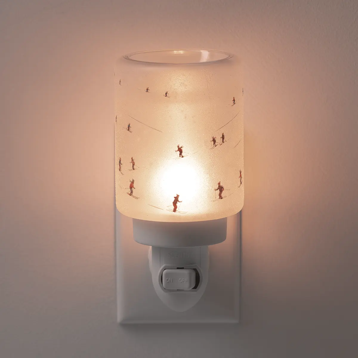 Powder Day Scentsy Mini Warmer with Wall Plug 2026 Powder Day Scentsy Mini Warmer with Wall Plug