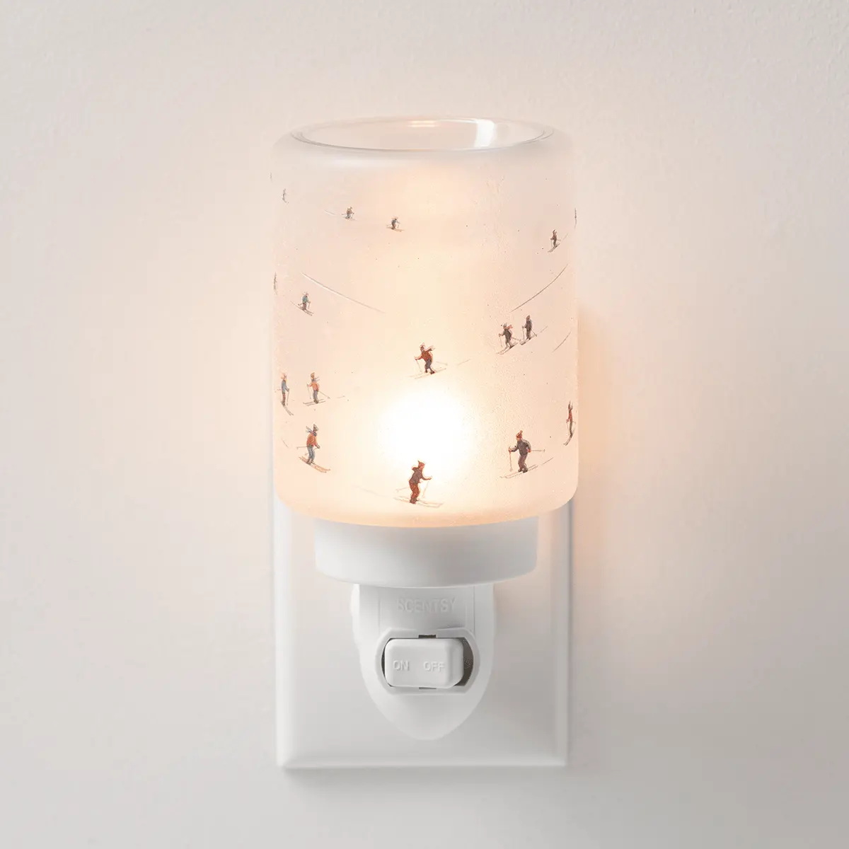 Powder Day Scentsy Mini Warmer with Wall Plug 2026 Powder Day Scentsy Mini Warmer with Wall Plug