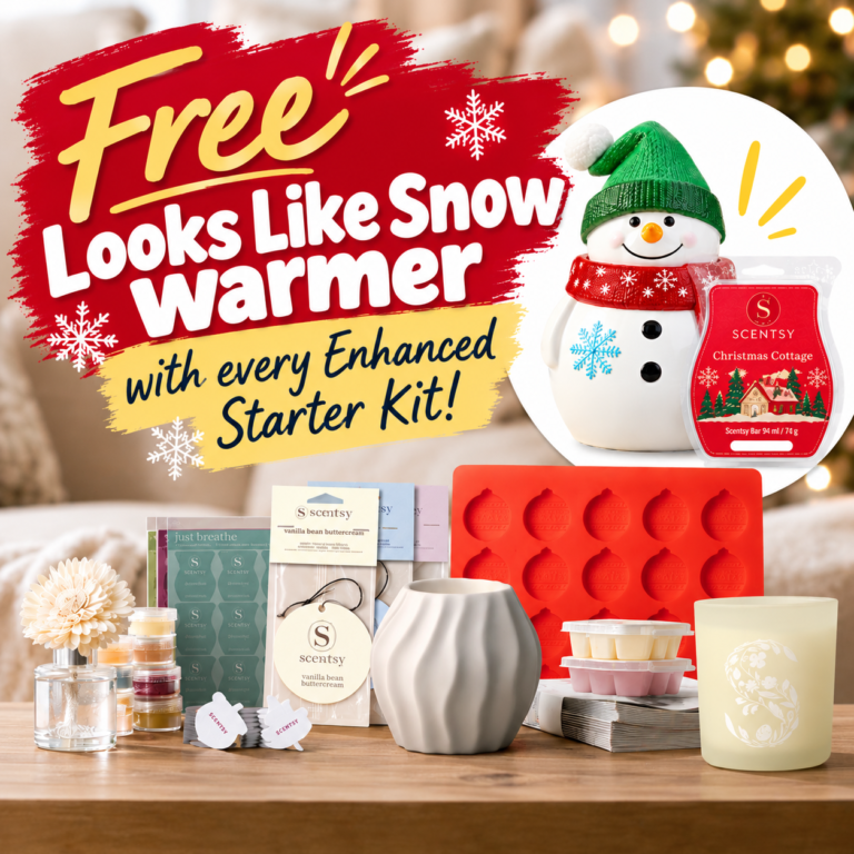 Join Scentsy October 2026: Free Looks Like Snow Warmer in Every Starter Kit 2026 Join scentsy this October 2026, Start a side income