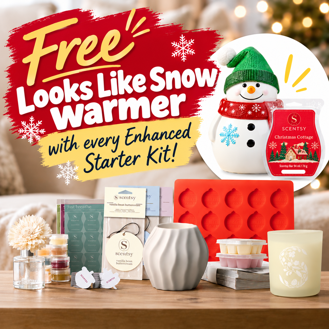 Join Scentsy October 2026: Free Looks Like Snow Warmer in Every Starter Kit 2026 Join Scentsy October 2026: Free Looks Like Snow Warmer in Every Starter Kit