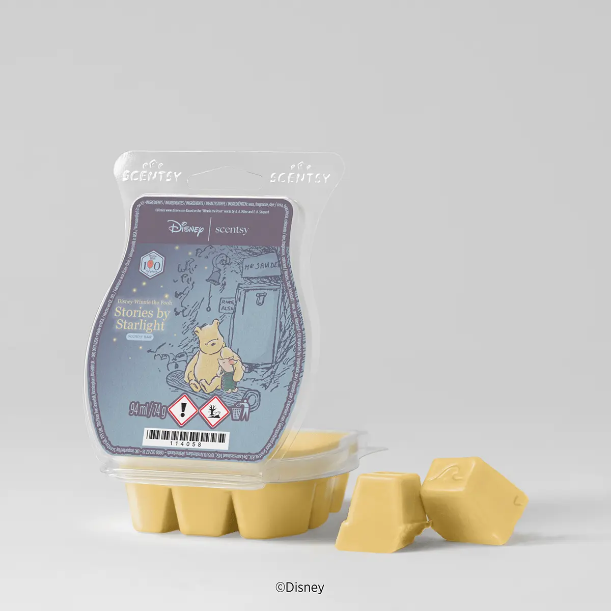 Disney Winnie the Pooh Stories by Starlight Scentsy Wax Melts 2026 Disney Winnie the Pooh Stories by Starlight Scentsy Bar with wax cubes