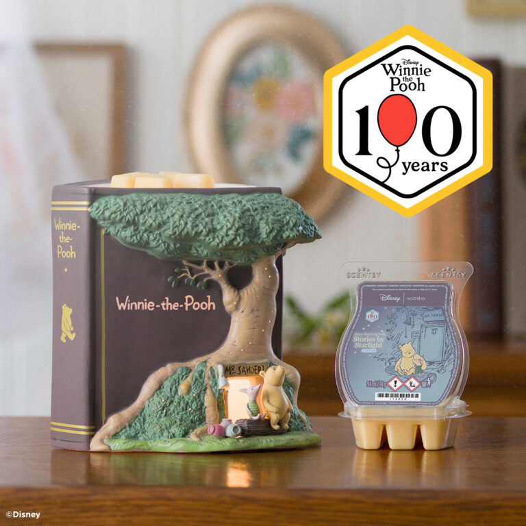 Disney Winnie the Pooh 100 Years of Friendship Scentsy Warmer and Stories by Starlight Scentsy Bar, UK 2026