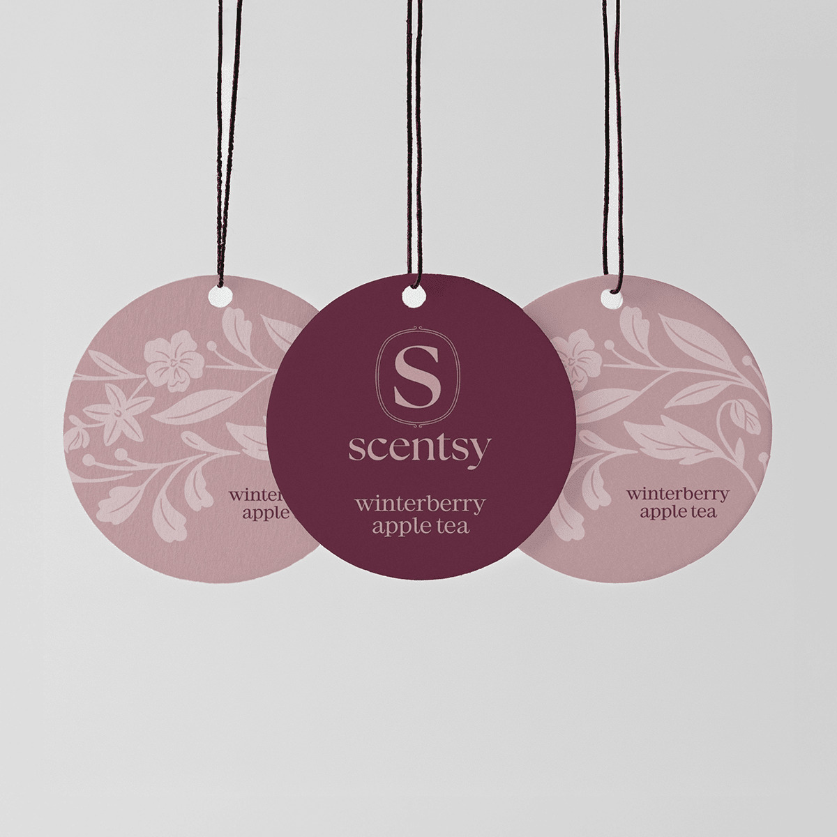Winterberry Apple Tea Scentsy Car Circle 3-pack 2026 Winterberry Apple Tea Scentsy Car Circle 3-pack